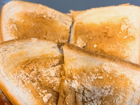 朝ごはんに♬簡単きな粉トースト